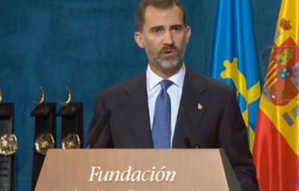 La Fundación Princesa de Asturias recopila en un libro digital los discursos del Rey en las ceremonias desde 1981