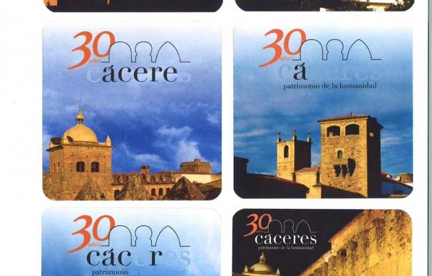 El Ayuntamiento de Cáceres reparte 60.000 posavasos para promocionar los 30 años de Patrimonio de la Humanidad