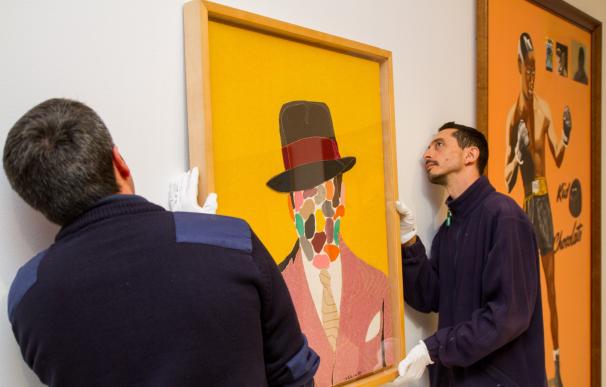 Comienza el montaje de 'Reflejos del pop', la nueva exposición del Museo Thyssen