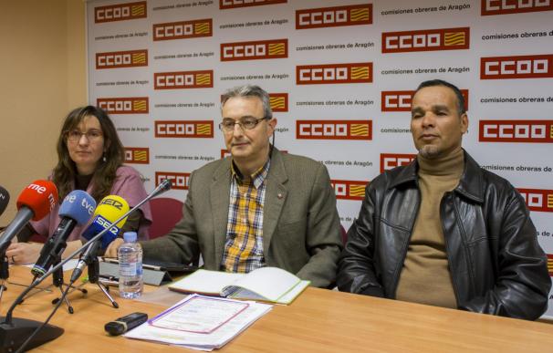 CC.OO. reclama al Gobierno aragonés y a los empresarios agrícolas un plan para mejorar la situación laboral