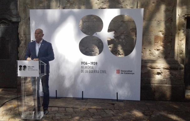 Catalunya conmemora los 80 años de la Guerra Civil con un "amplio" programa de actividades