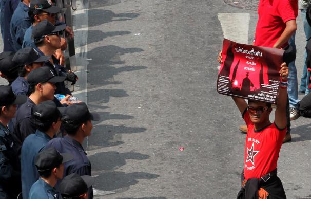 11 detenidos por dirigir un campo de "camisas rojas" en Tailandia