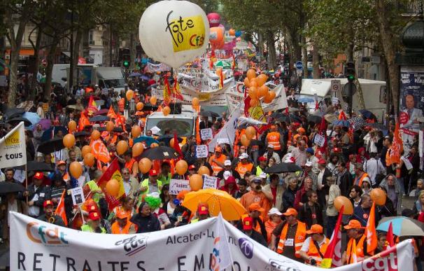 Los sindicatos galos confirman que habrá otra huelga el 12 de octubre