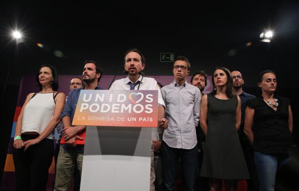Pablo Iglesias achaca al miedo al cambio su resultado electoral y no al acuerdo con IU o la campaña de "bajo perfil"