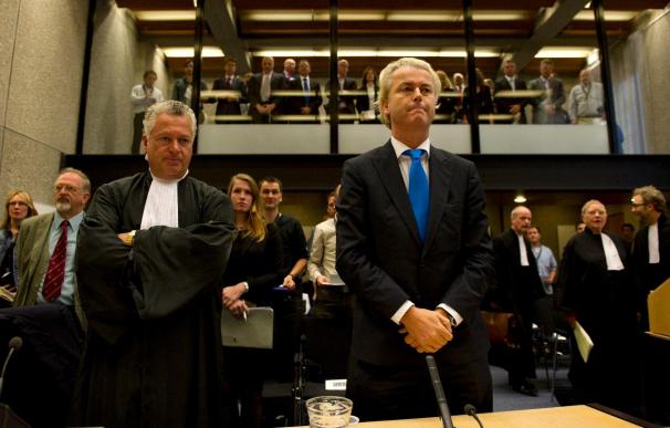 Aplazan el fallo sobre la recusación de los jueces en el caso del diputado antimusulman Geert Wilders