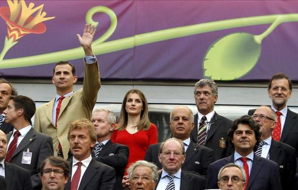 El príncipe Felipe y Rajoy asistirán a la final de la Eurocopa en Kiev