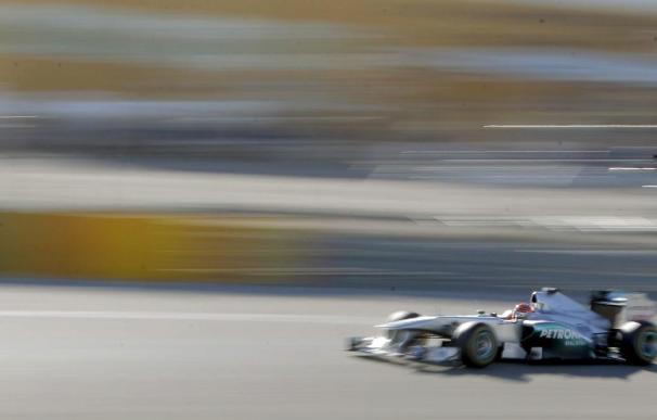 Schumacher se muestra satisfecho por el rendimiento del Mercedes W02