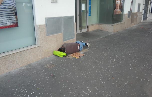 Más de un centenar de personas sin hogar duermen en las calles de Bilbao
