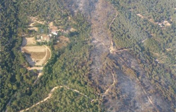 Estabilizado el incendio de Blanes (Girona), que ha quemado 22,4 hectáreas