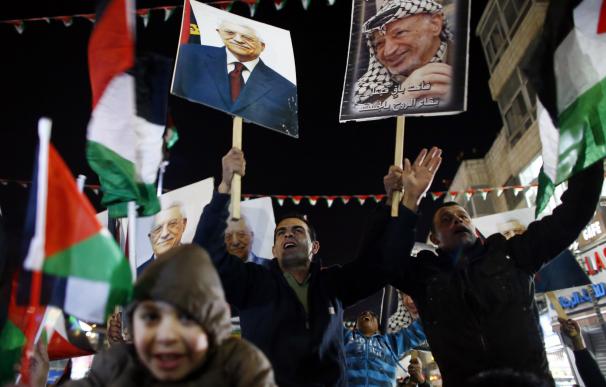 Los palestinos celebran su admisión como Estado Observador en la ONU