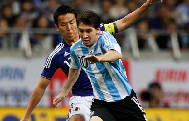 1-0. Okazaki da a Japón el primer triunfo en su historia ante Argentina
