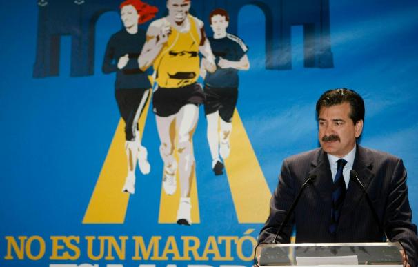 Jiménez asegura que "el maratón de Madrid, aunque con tristeza, sigue adelante"
