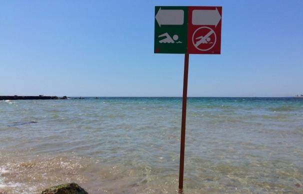 El Ayuntamiento de Palma recuerda que no se recomienda bañarse en la playa de la punta del Gas