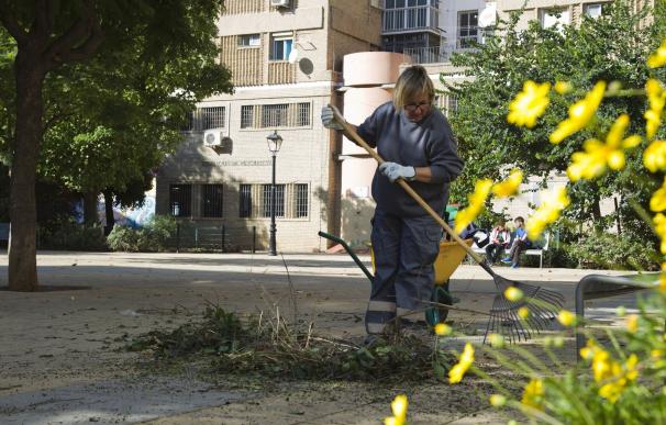 Mairena del Aljarafe destina el PEUM en apoyar los servicios de limpieza y jardinería, con 44 contratados