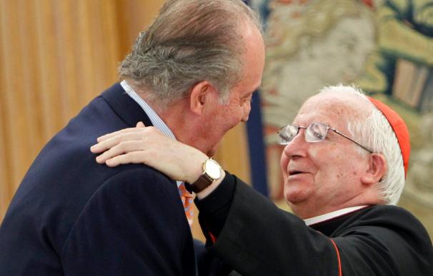 El rey recibe al cardenal Cañizares seis meses antes de la próxima visita del Papa