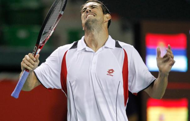 El serbio Novak Djokovic vence al español Guillermo García López en cuartos del torneo de Shanghai
