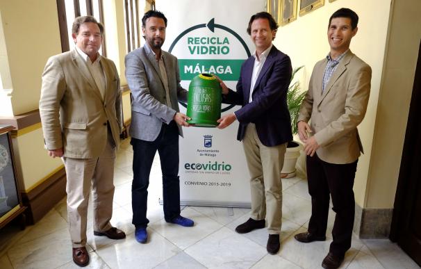 Aumenta en un 15% el volumen de vidrio reciclado en Málaga en el último año