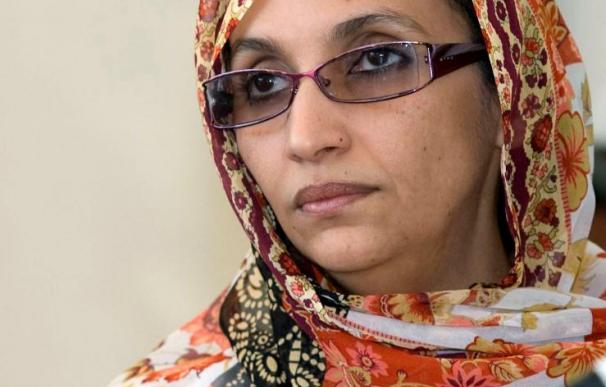 Aminatu Haidar reaparece en público en Marruecos en un juicio contra saharauis