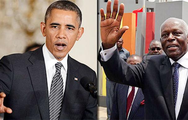 Obama ni quiso la foto con el presidente de Angola, José Eduardo dos Santos