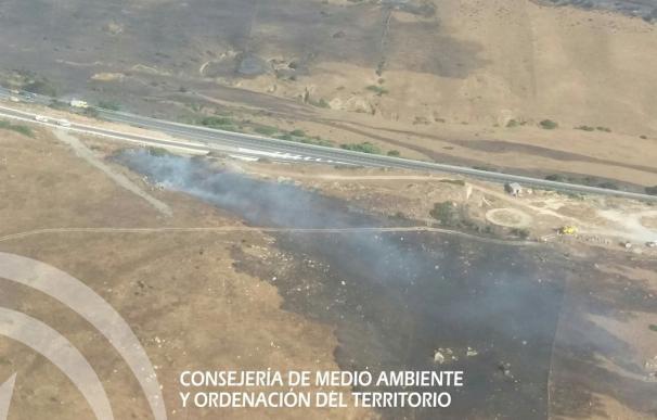 Reabierta la carretera N-340 a la altura de Tarifa tras quedar cortada por un incendio forestal