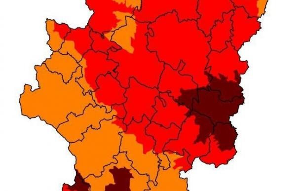 Prealerta roja plus por riesgo de incendios forestales en las zonas de Rodeno y Turia
