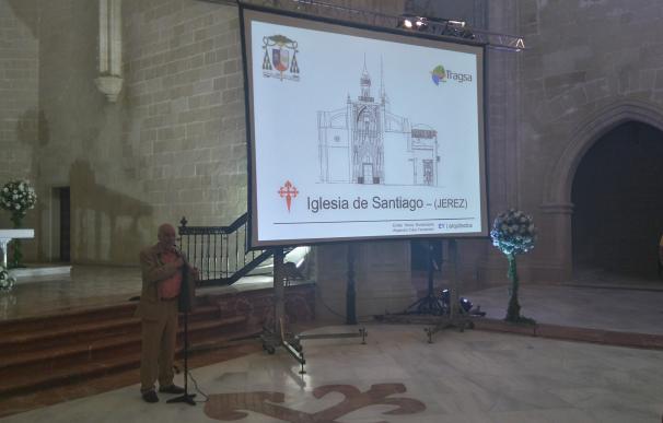 La iglesia de Santiago de Jerez celebra tres jornadas de puertas abiertas tras concluir su rehabilitación