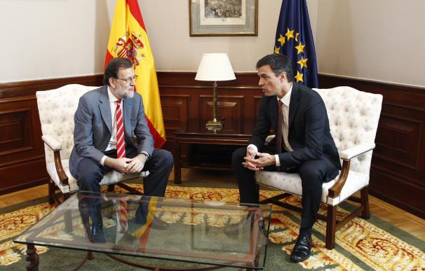 Concluye la reunión entre Rajoy y Sánchez, que ha durado una hora y cuarto