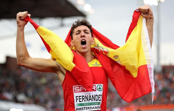 Sergio Fernández, plata en 400 metros vallas