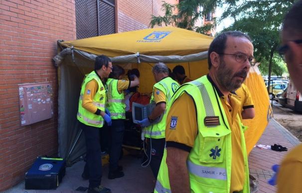 Muy grave una empleada del hogar tras caerse desde un segundo piso en Vicálvaro (Madrid)