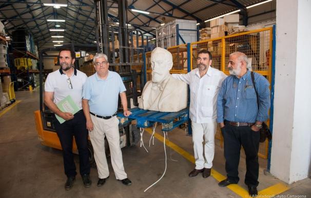 Identificado un busto de Jiménez de la Espada tras 81 años olvidado en los almacenes municipales