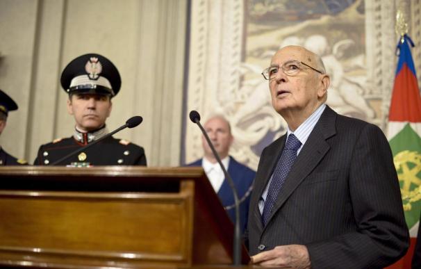 Napolitano cree que los grupos de expertos no interferirán en decisiones políticas