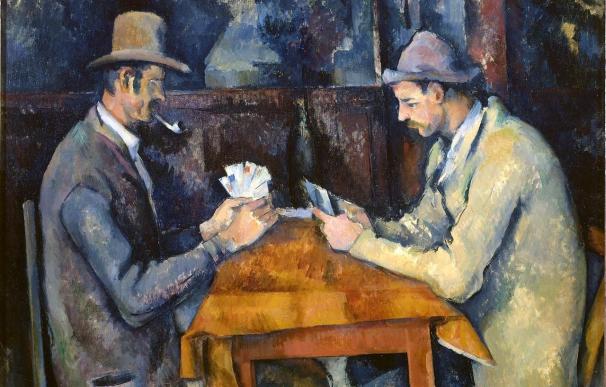 Los jugadores de cartas y fumadores de pipa, de Cézanne, juntos en Londres