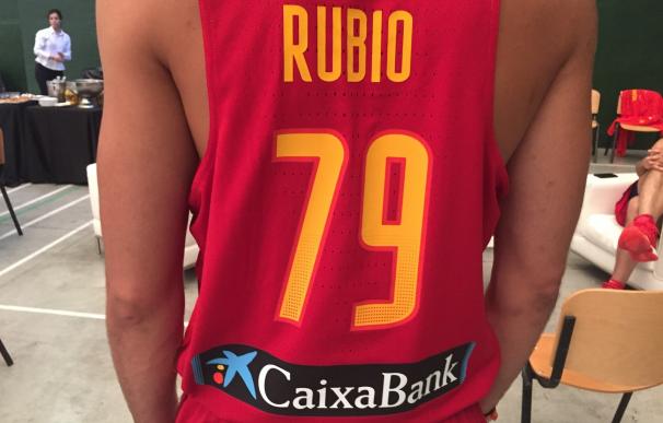 Ricky Rubio lucirá el dorsal 79 en los Juegos de Río