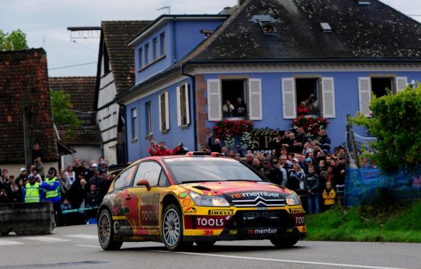Solberg, el más rápido en el primer tramo de tierra del Rally de Cataluña
