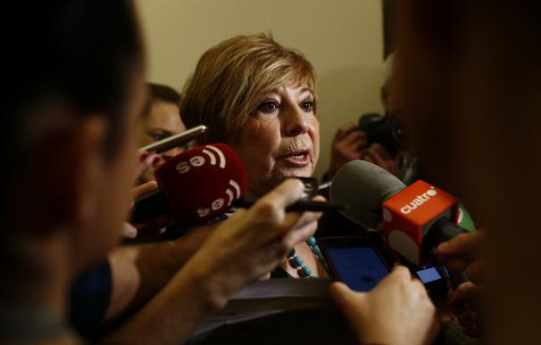 Celia Villalobos se incorporará a la dirección del Grupo Popular del Congreso tras quedar fuera de la Mesa