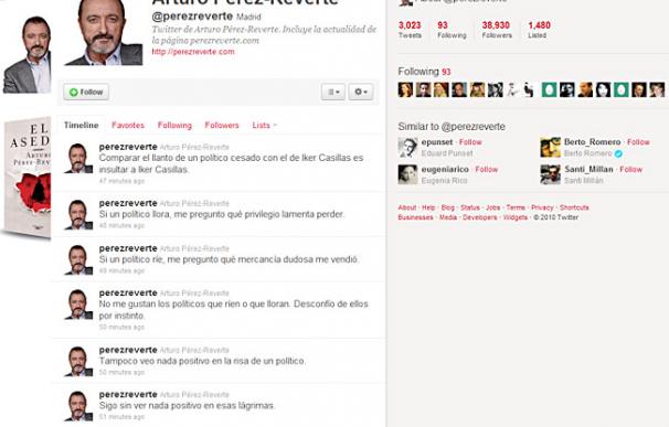 Pérez-Reverte contraataca en Twitter: no comparen a Moratinos con Iker.