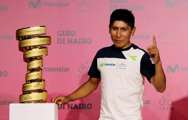 El colombiano Nairo Quintana dice que le ilusiona ganar la Vuelta a España