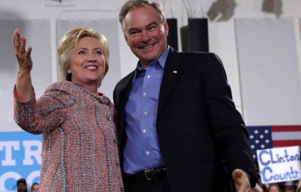 Hillary Clinton elige al senador Tim Kaine como compañero de fórmula