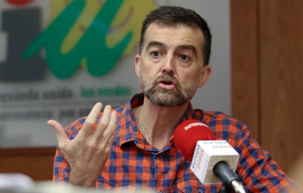 Maíllo (IU) cree que la "presión" de las terceras elecciones persigue un cambio de posturas en C's y en el PSOE