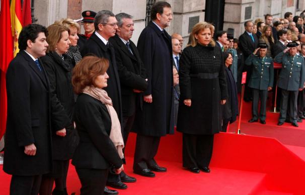 Aguirre, Gallardón y Rajoy participan en primer acto en conmemoración 11-M
