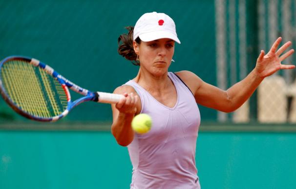 La tenista española Nuria Llagostera no pudo con la checa Benesova