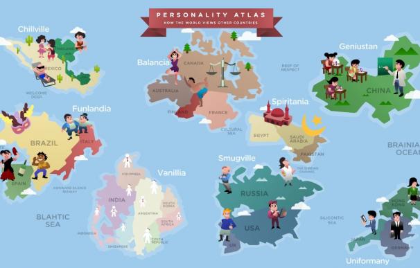 El mapa de los estereotipos
