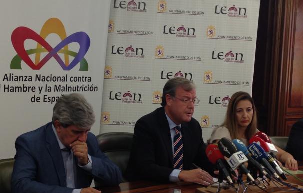 León se adhiere a la Alianza Nacional contra el Hambre para concienciar a la sociedad y movilizar recursos necesarios