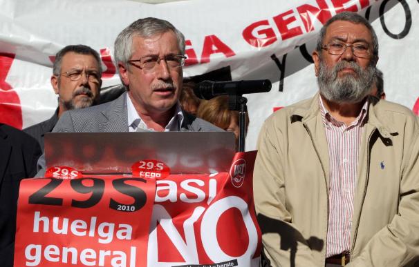 Toxo y Méndez dicen que Zapatero rectificará para evitar su "suicidio"
