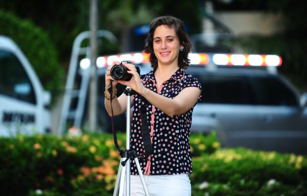Carmen Fernández de Vega trabaja como videoperiodista en Panamá