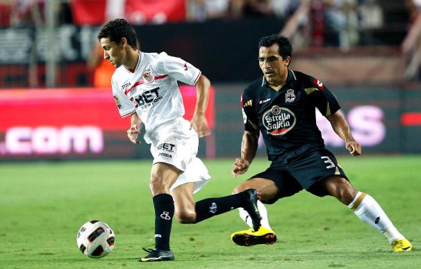 0-0. El Dépor arranca un punto frente a un Sevilla atascado en el ataque