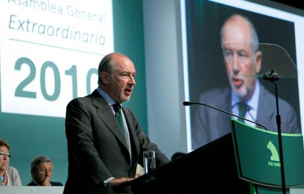 La Asamblea de Caja Madrid aprueba con un 98 por ciento de los votos la unión de Cajas