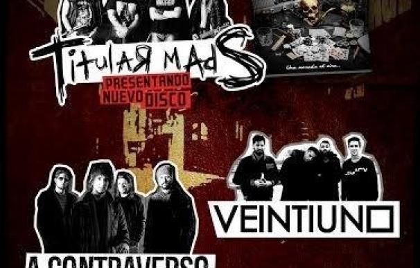 'Titular Mads', 'A Contraverso' y 'Veintiuno' actuarán en el festival Juventud Inquieta este viernes en Toledo