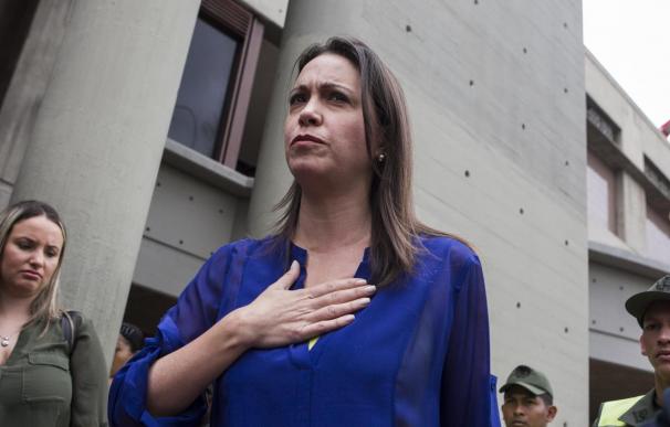 Machado es imputada por la Fiscalía venezolana por instigación pública