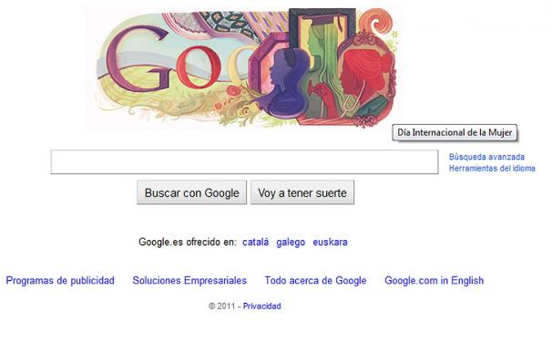 Google también celebra el Día Internacional de la Mujer